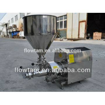 high shear mixing pump with hopper